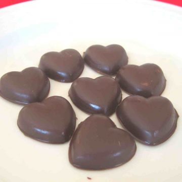 Allergy Free Chocolate Candy on a plate