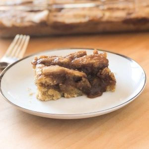 Eggless coffee cake