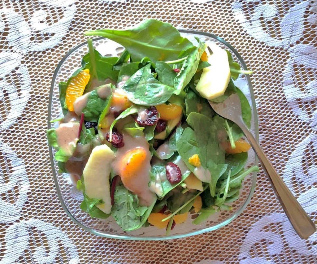 Salad With Cranberry Vinaigrette